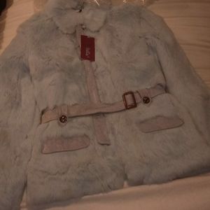 Che-Bella rabbit fur coat